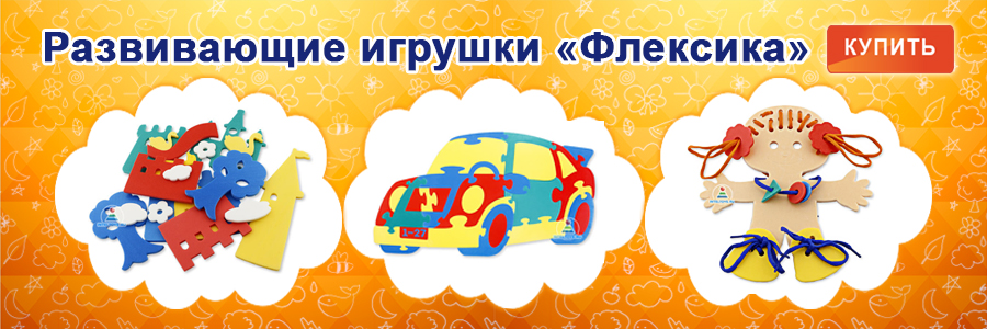 Развивающие игрушки Флексика