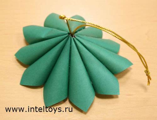 Шишка из бумаги сайт