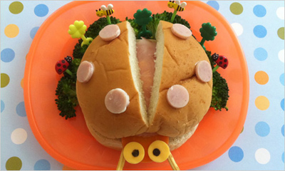 Украшение блюд Бутерброд для ребенка