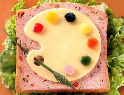 Украшение блюд Бутерброд фото