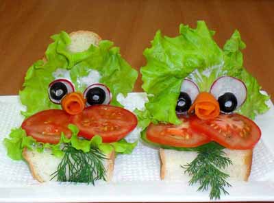 Украшение блюд Бутерброд картинки