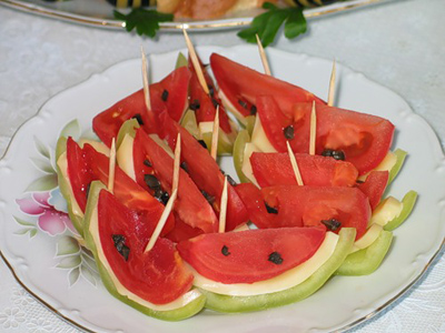 Украшение блюд Овощи картинки