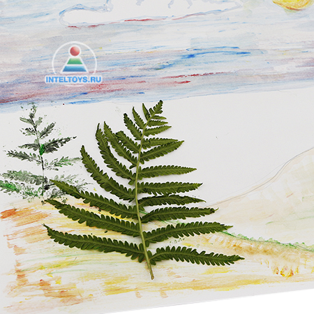 Рисование отпечатками листьев мастер-класс фото